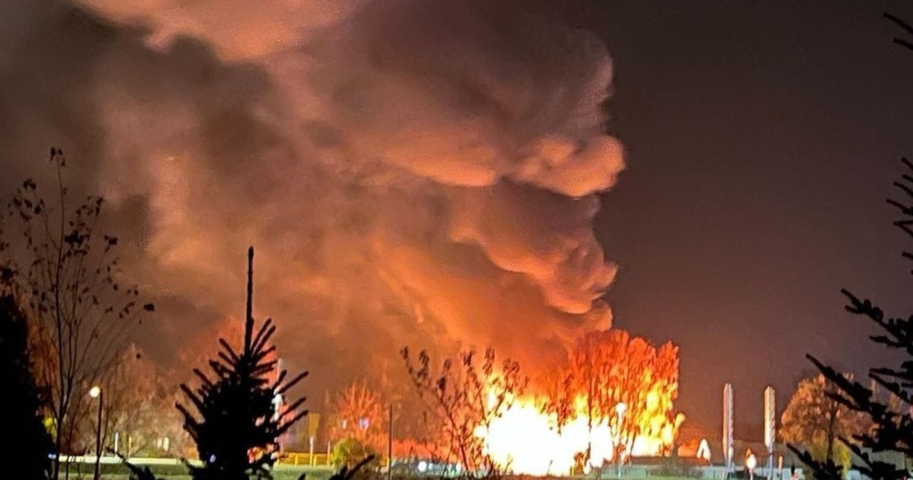 Pożar w fabryce trumien na Podkarpaciu