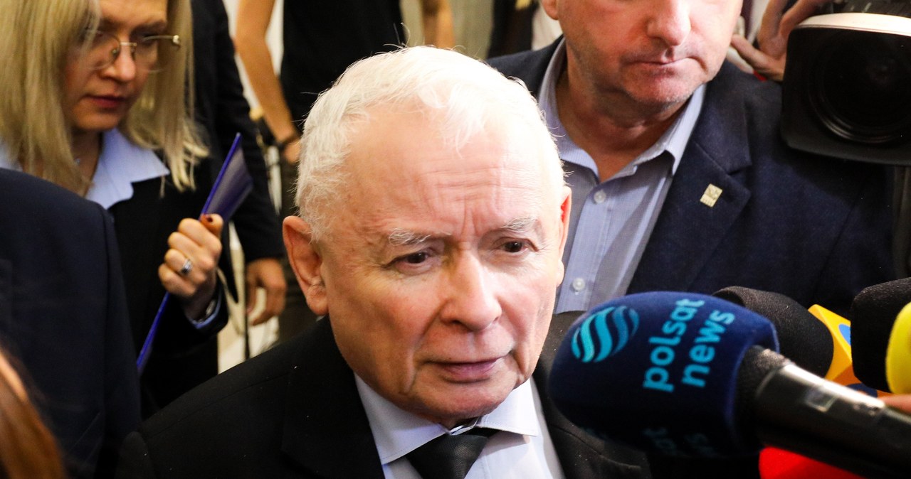 „Jak ostatni lump”. Kaczyński ostro o Tusku