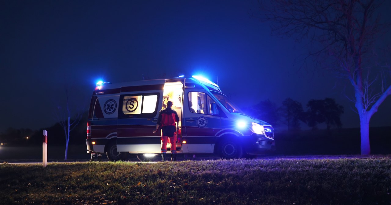 Dzieci wśród rannych w wypadku. Samochód uderzył w drzewo