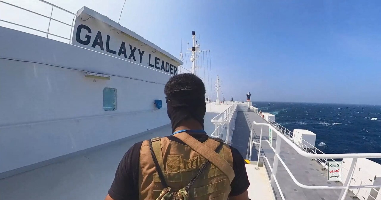 Piraci już nie pływają statkami. Huti pokazało nagranie z porwania Galaxy Leader