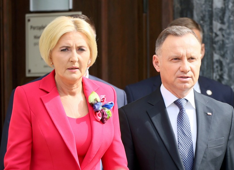 Agata Kornhauser-Duda w wyjątkowej marynarce. Zaszalała z kolorami