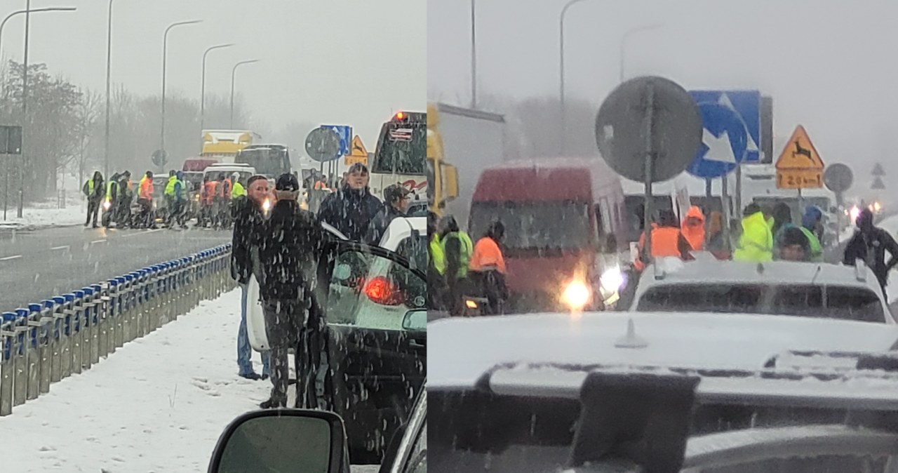 Protest ukraińskich kierowców w Przemyślu i Medyce. Tworzą się korki