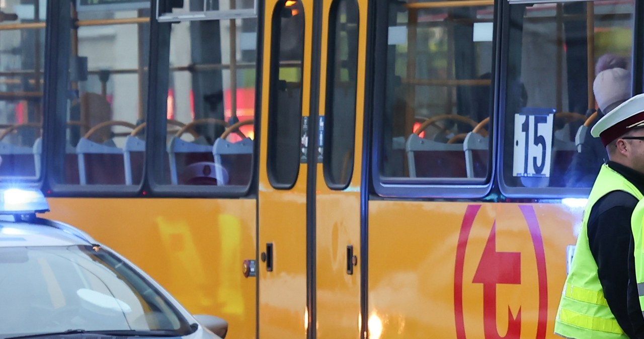 Zderzenie tramwajów w Warszawie. Dwie osoby ranne