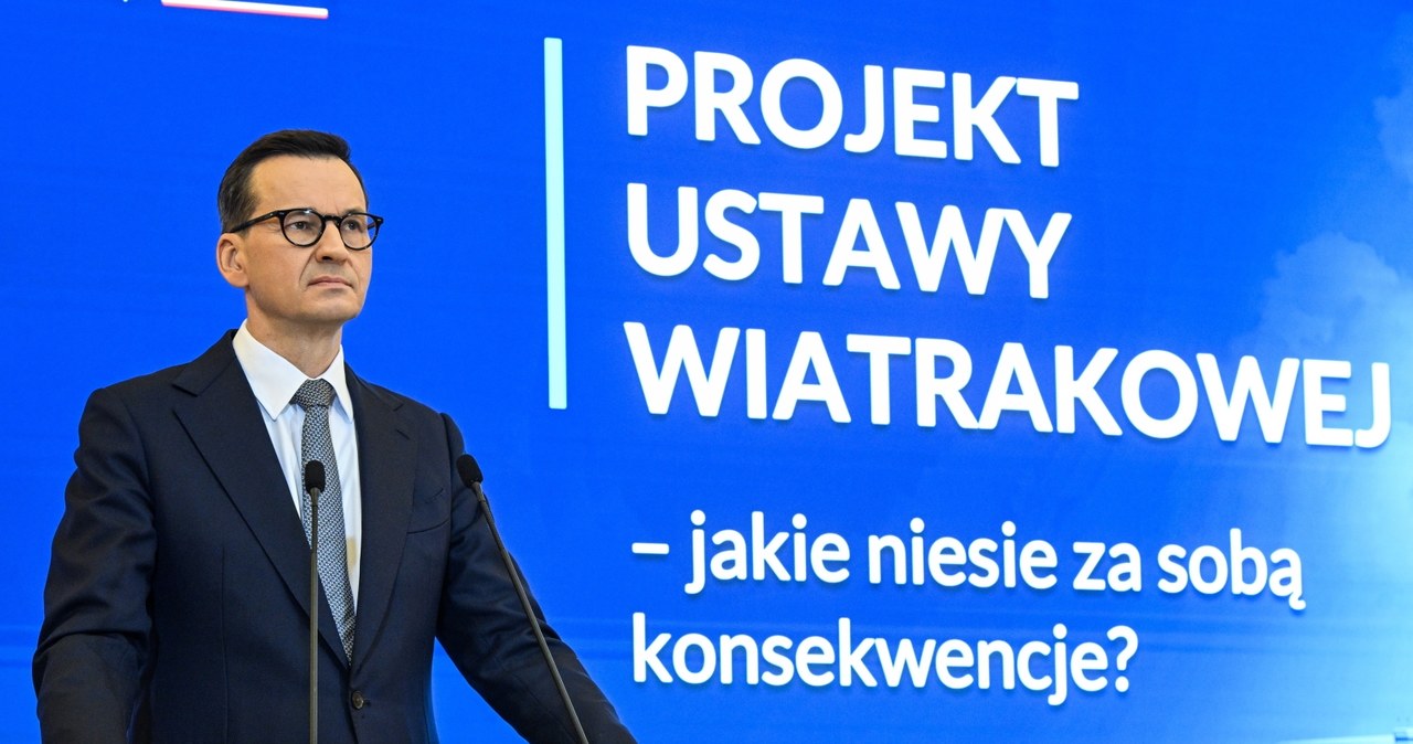 Morawiecki o wiatrakach: Domagamy się komisji śledczej ws. „lex Kloska”