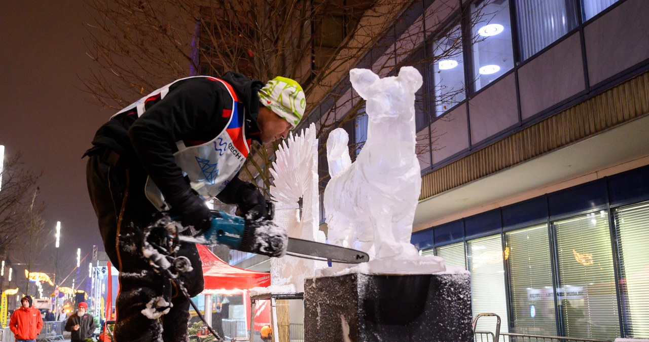 Spektakularne rzeźby z lodu. Trwa Poznań Ice Festival