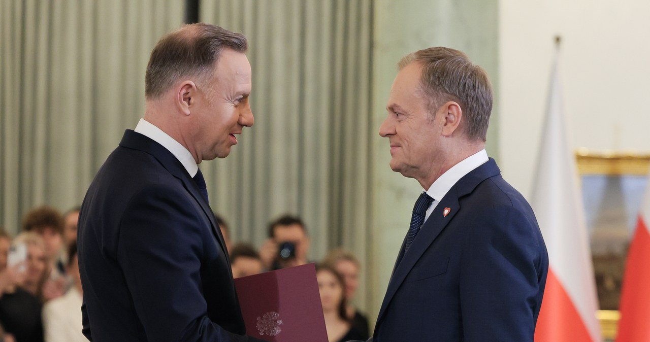 Tusk na zaprzysiężeniu rządu: Z radością przyjąłem słowa prezydenta