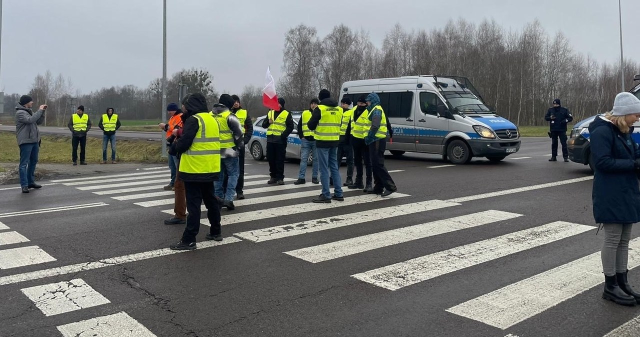 Protest przed przejściem granicznym w Dorohusku wznowiony