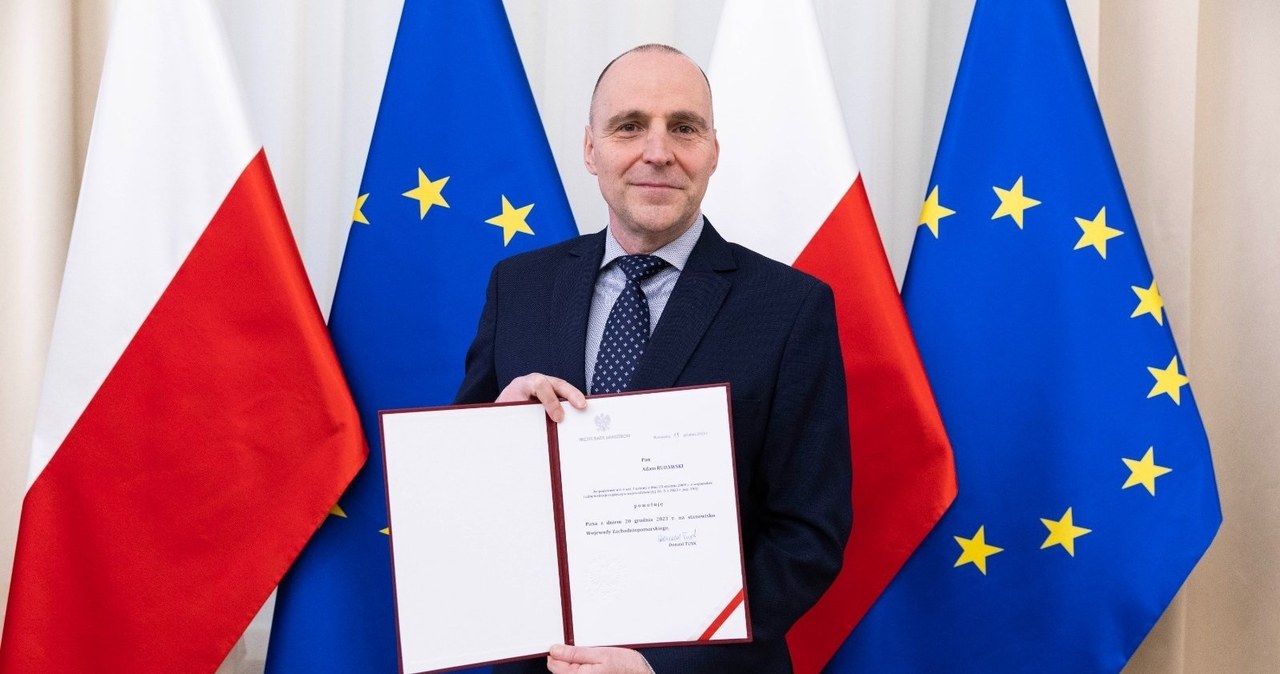 Adam Rudawski został nowym wojewodą zachodniopomorskim