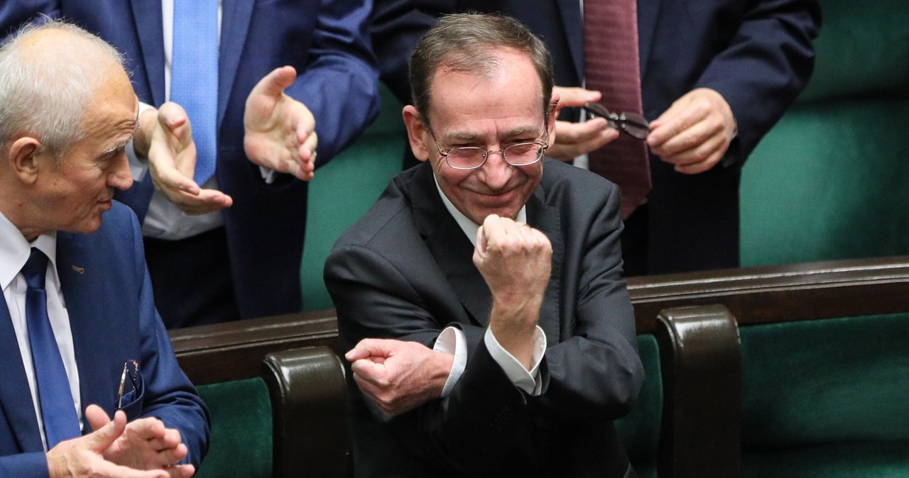 Awantura w Sejmie. Mariusz Kamiński pokazał gest Kozakiewicza