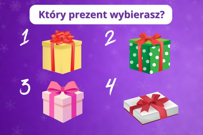 Psychotest: Wybierz prezent i sprawdź, jak będą wyglądały twoje święta