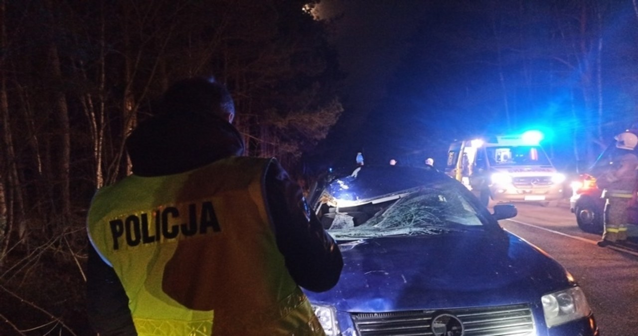 Auto wjechało w rowerzystów. Zginął ojciec, jego 15-letni syn w szpitalu