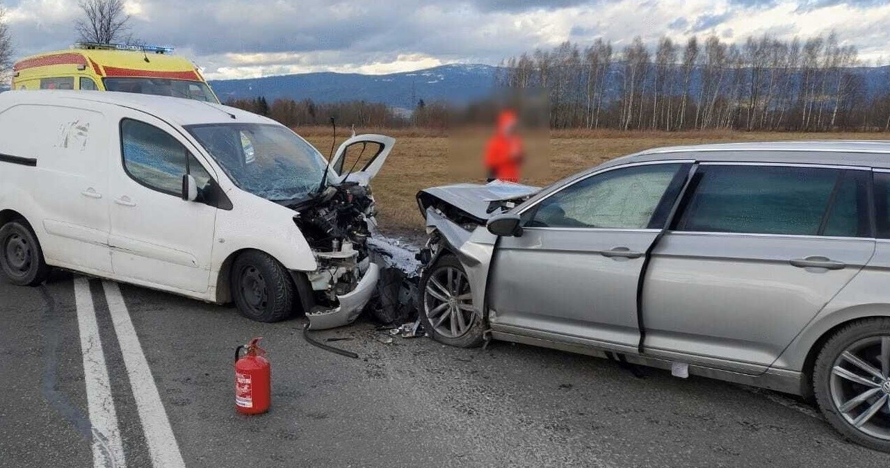 Wypadek w Białce Tatrzańskiej. Sześć osób poszkodowanych