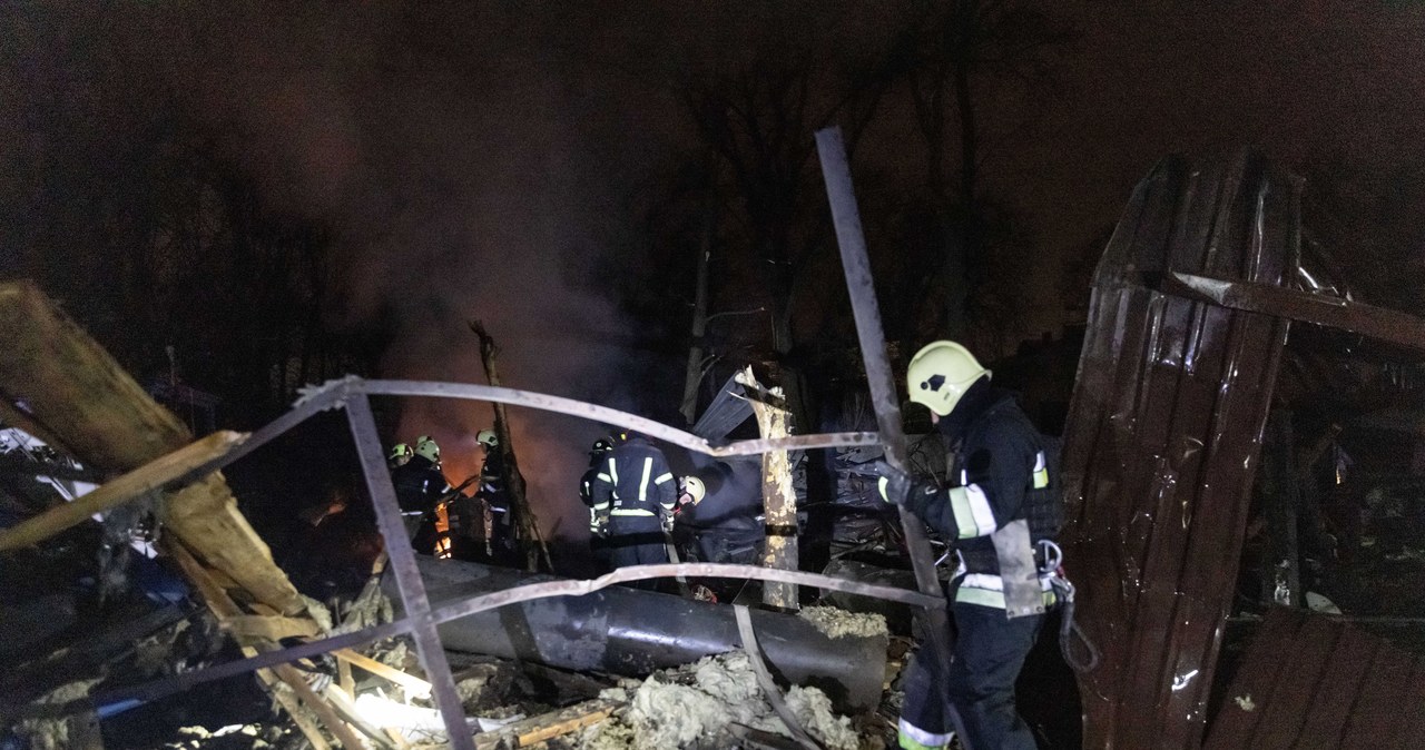 Niespokojna noc sylwestrowa w Ukrainie. Rosjanie zaatakowali dronami