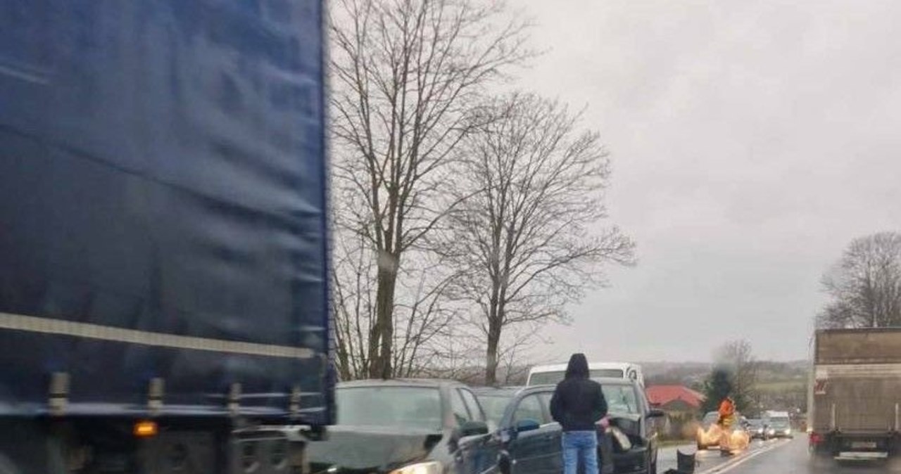 Karambol na Podkarpaciu. Zderzyło się pięć aut