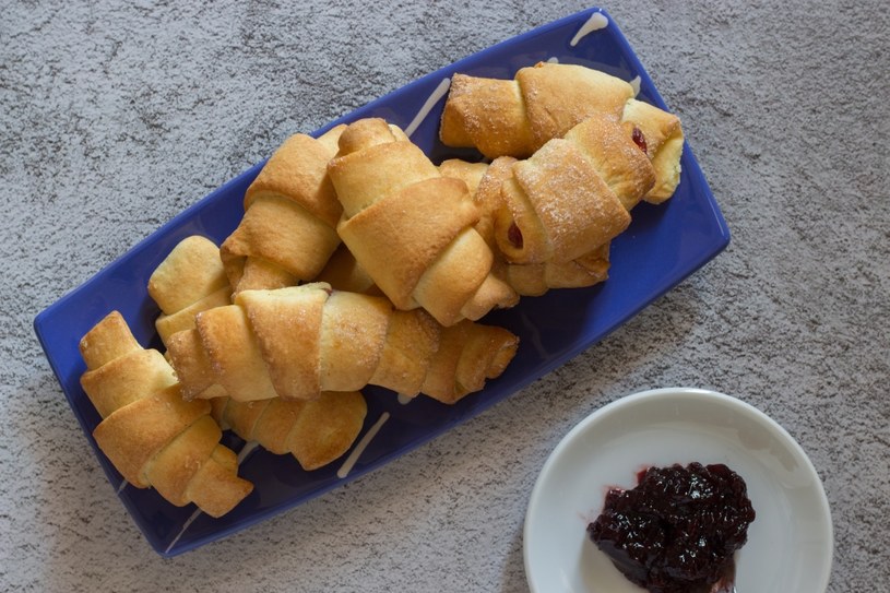 Rogaliki robione metodą 1:1:1. Smak jest doskonały