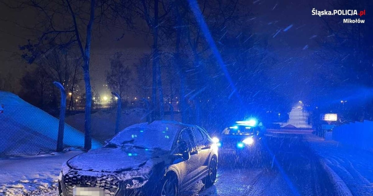 Jechała zaśnieżonym autem, bez lusterka. W organizmie miała 3 promile