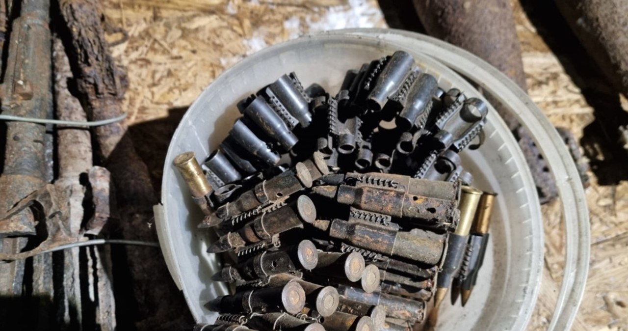 Karabiny, granaty i pociski. Odkryto nielegalny arsenał broni z czasów II wojny światowej