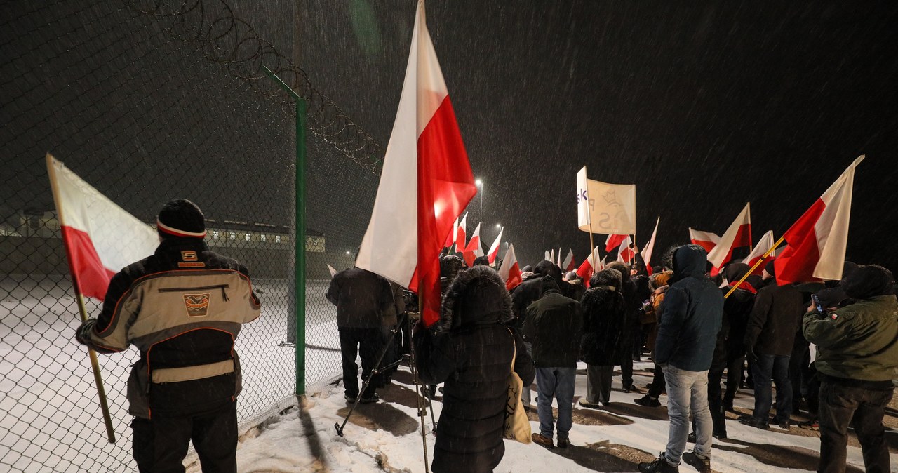 Przytuły Stare: Protest przed więzieniem w obronie Macieja Wąsika