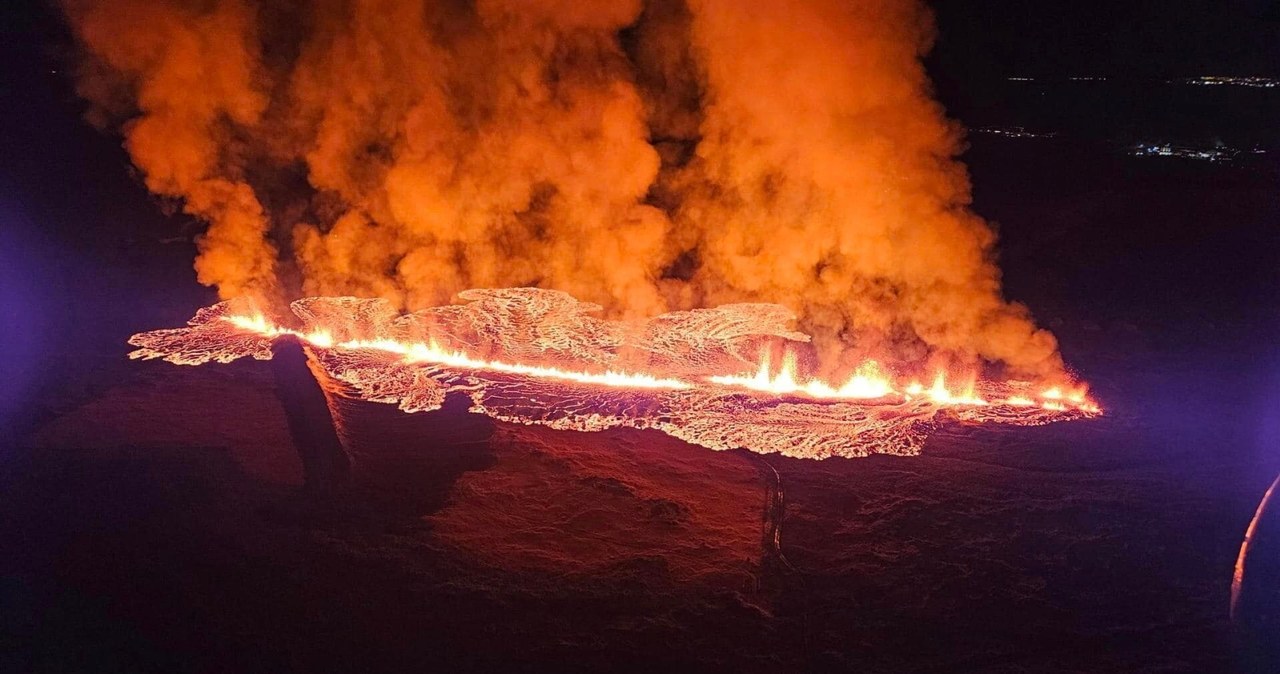 Erupcja wulkanu na Islandii. Zagrożone miasteczko