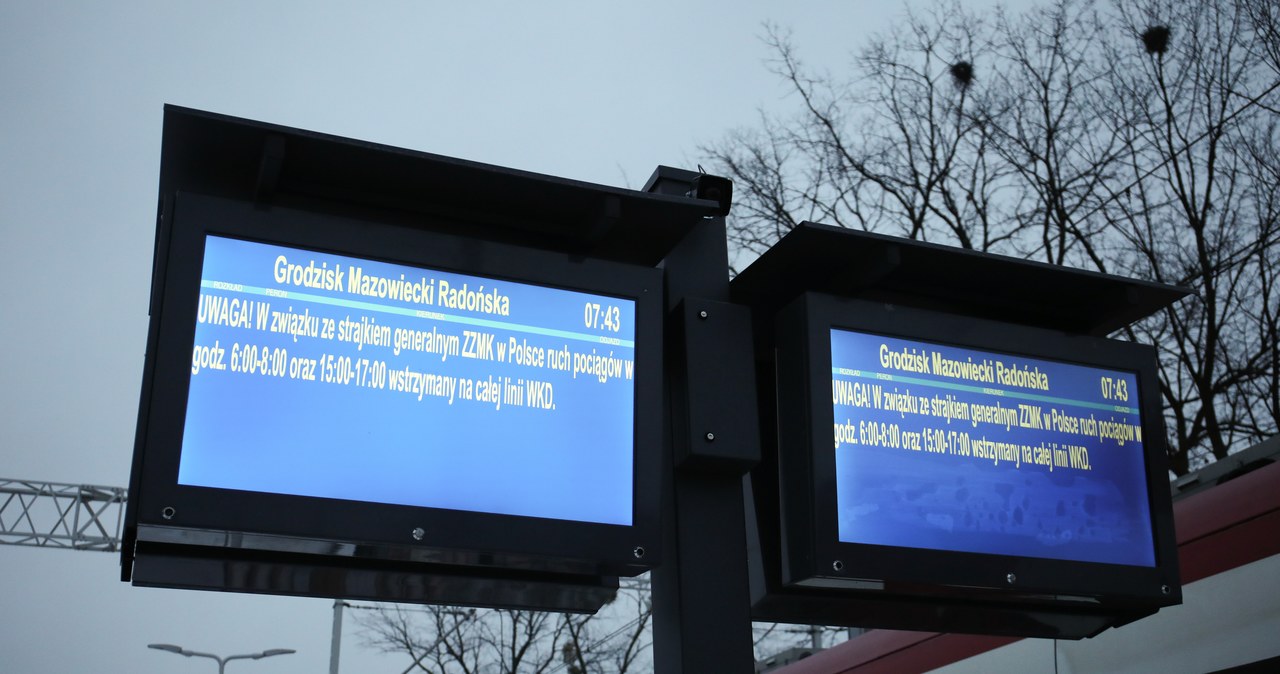 Fiasko rozmów władz WKD ze związkowcami. Strajk będzie kontynuowany