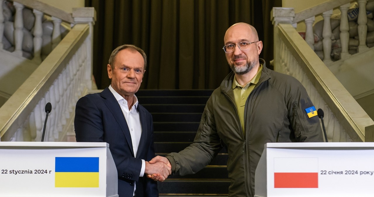 „Rozmawiamy o resecie relacji”. Tusk i Szmyhal na konferencji w Kijowie