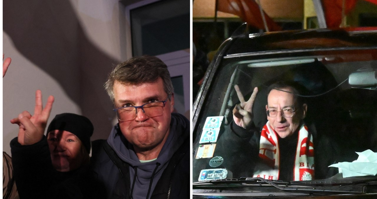 Mariusz Kamiński i Maciej Wąsik wyszli z zakładów karnych