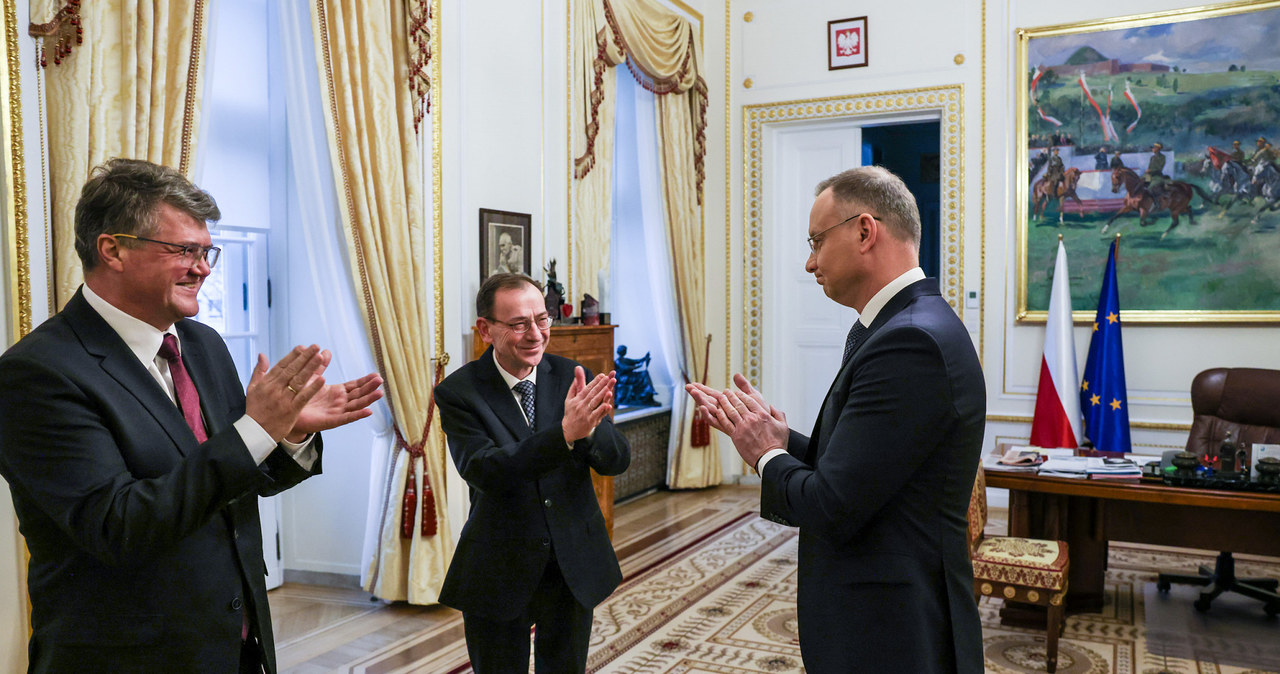 Mariusz Kamiński i Maciej Wąsik w Pałacu Prezydenckim. „They are back”