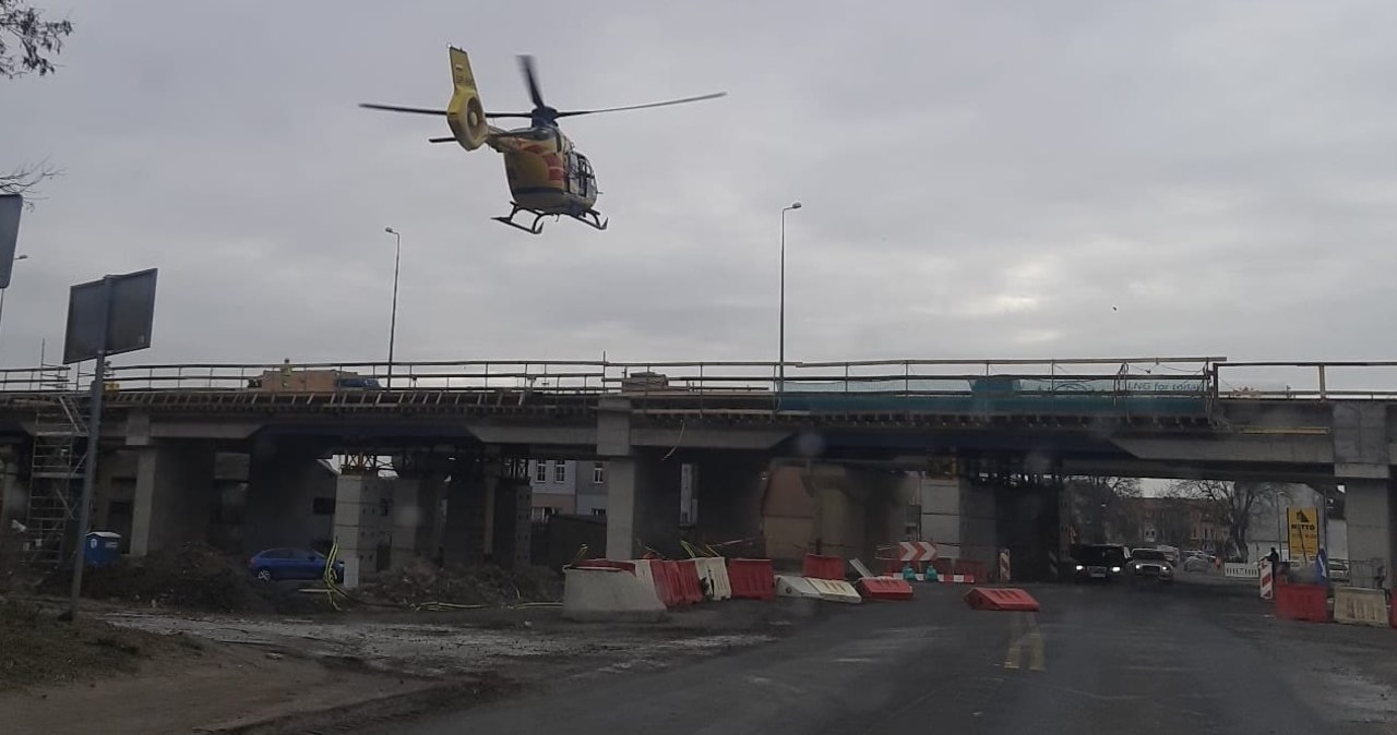 Tragedia na budowie trasy S3. Pracownika przygniotła betonowa płyta
