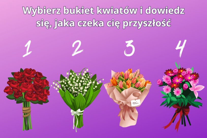 Psychotest: Wybierz bukiet kwiatów i sprawdź, co cię czeka w przyszłości