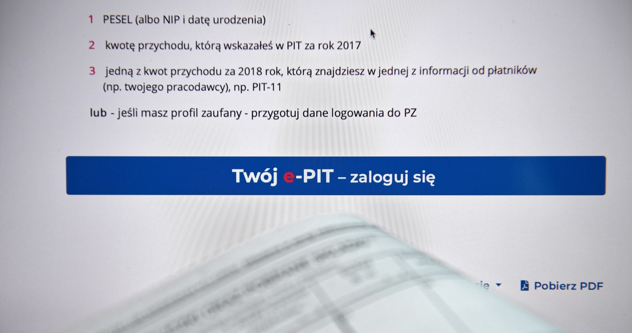 Usługa Twój e-PIT będzie ponownie dostępna od 15 lutego