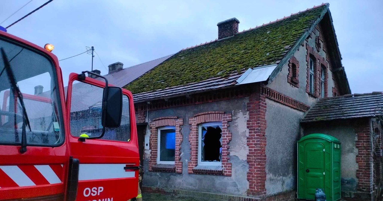Wybuch butli z gazem w Ludwikowie. 67-latek w szpitalu