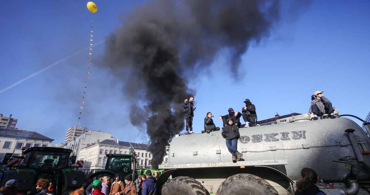 Ogromne protesty rolników w Belgii. „Elity chcą żebyśmy zniknęli”