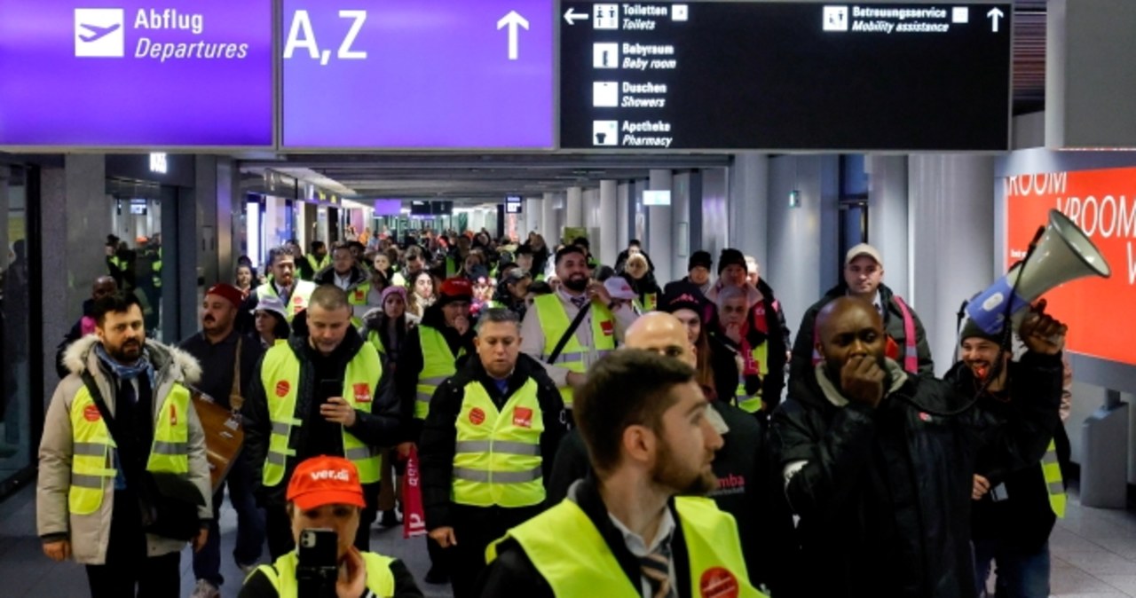 Paraliż większości niemieckich lotnisk. Związkowcy chcą przedłużyć protest
