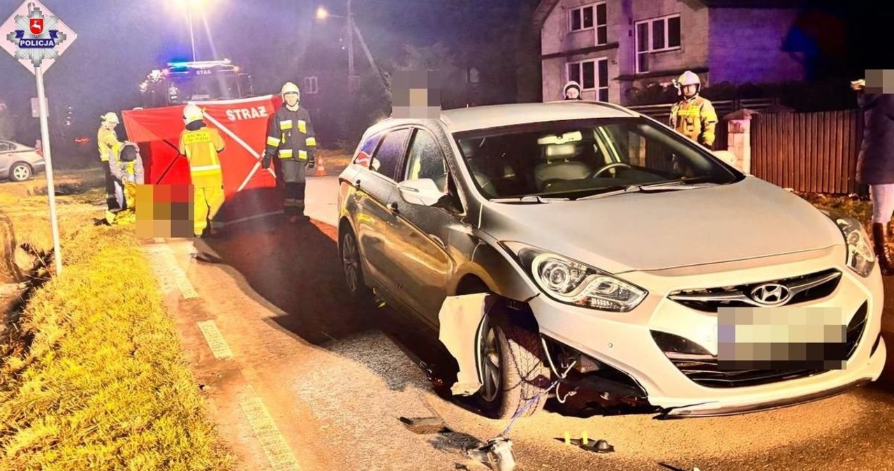 32-latka przejechała leżącego na jezdni mężczyznę. Zginął na miejscu