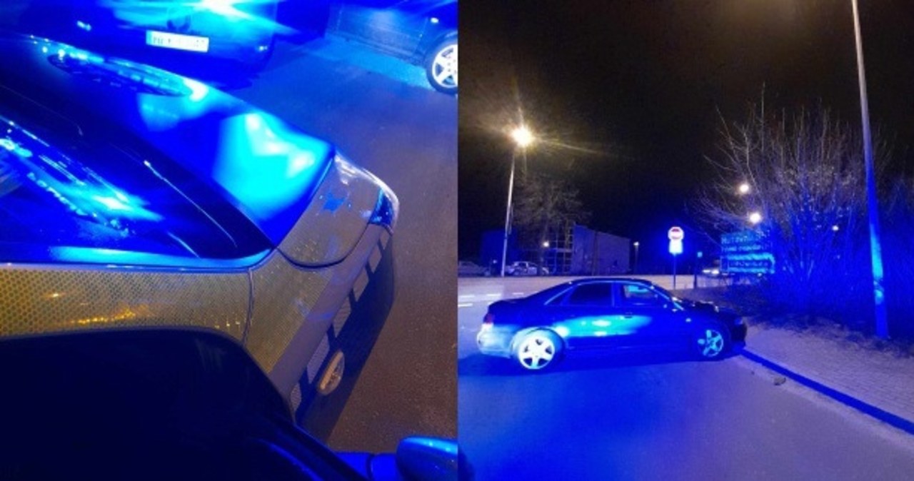 Kierowca audi uciekał przed policją, bo chciał się poczuć jak w grze komputerowej