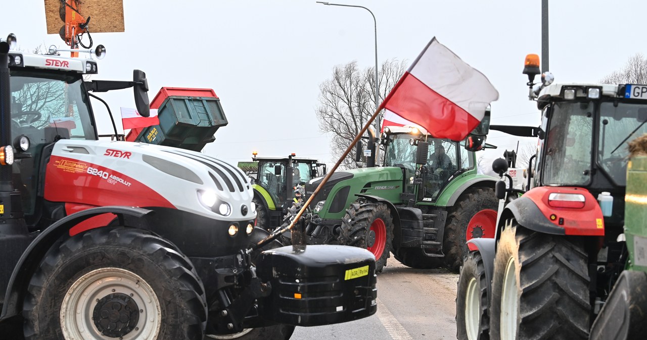 Trwa protest rolników we Wrocławiu. Utrudnienia do 19 lutego