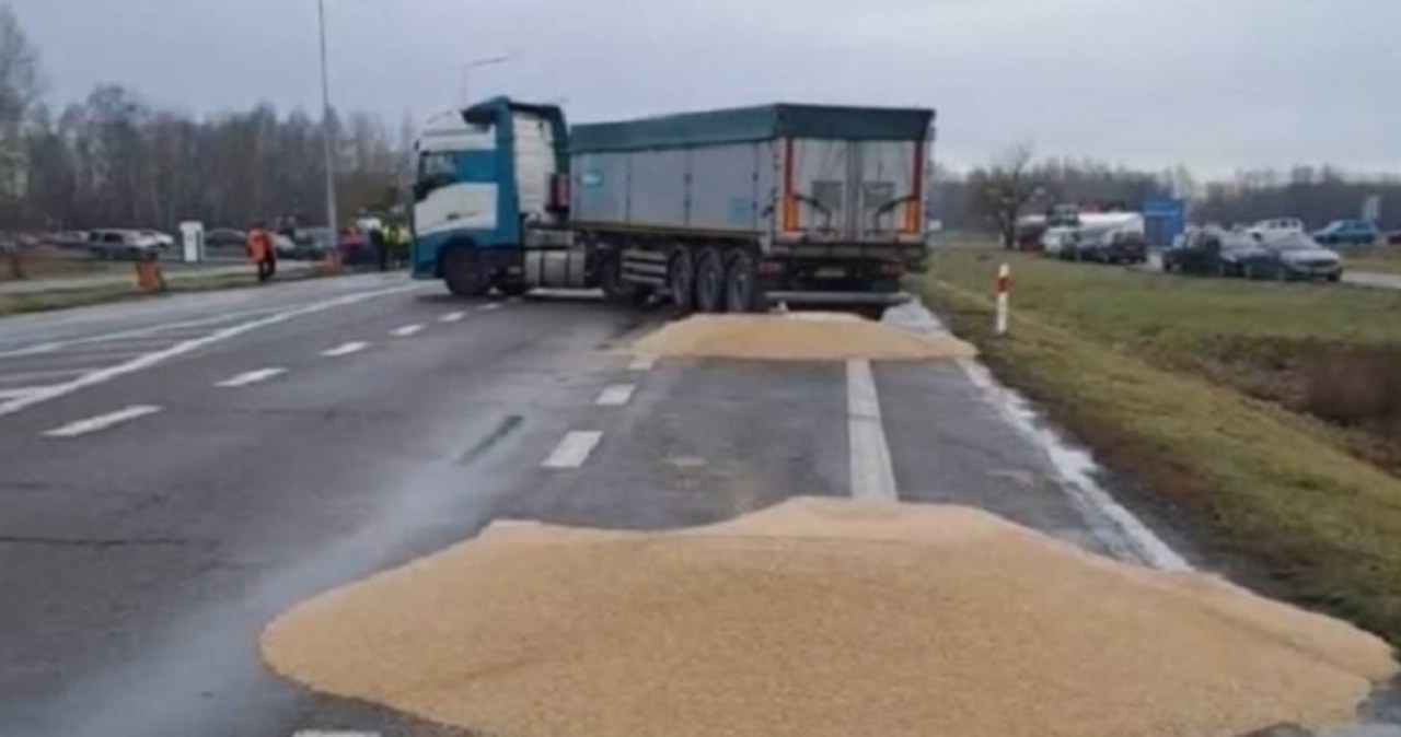 Polscy rolnicy wysypali ukraińskie zboże. Prokuratura wszczęła śledztwo