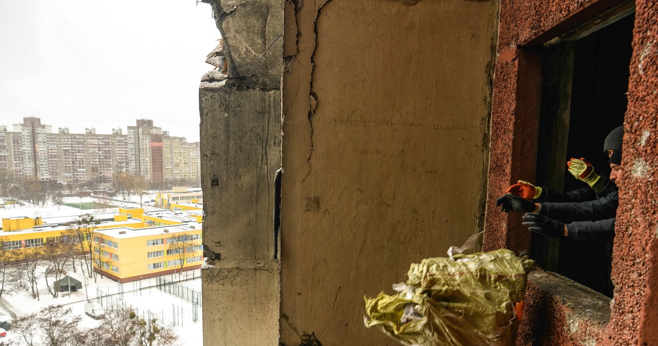 Atak dronów i rakiet na Dniepr [RELACJA]