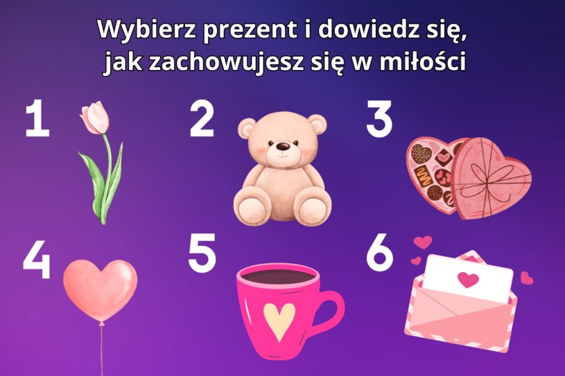 Psychotest: Jak zachowujesz się w miłości? Wybierz prezent i poznaj prawdę