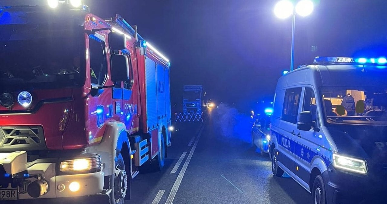 Śmiertelny wypadek na krajowej „dziesiątce”. Droga zablokowana