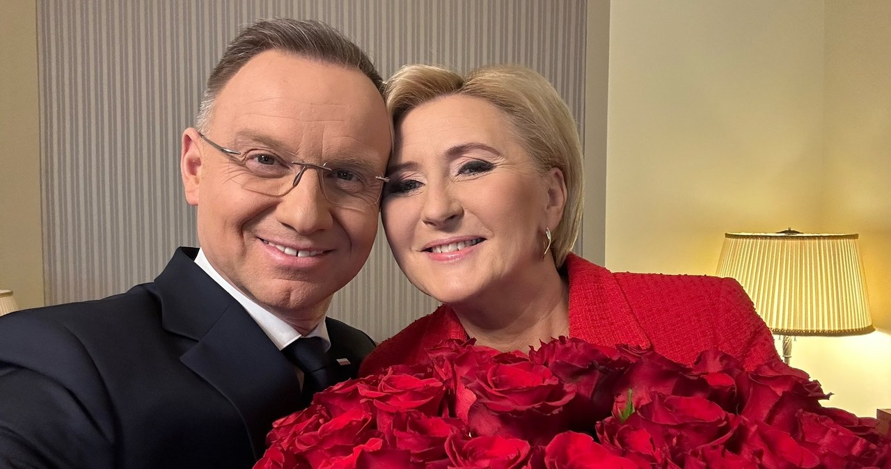 Andrzej Duda w nastroju walentynkowym