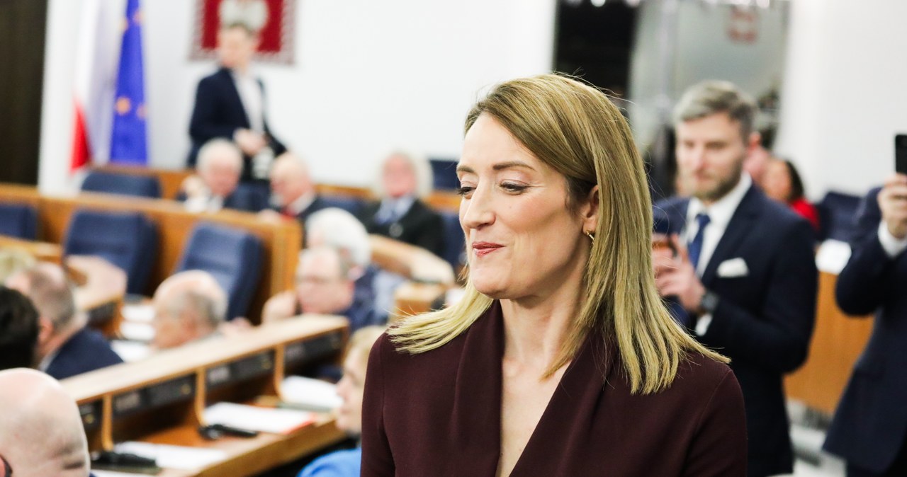 Metsola w Warszawie: Polska jest bijącym sercem europejskich wartości