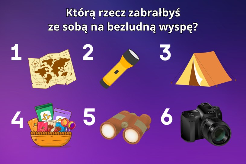Psychotest: Którą rzecz zabrałbyś na bezludną wyspę? Poznaj swoje cechy osobowości