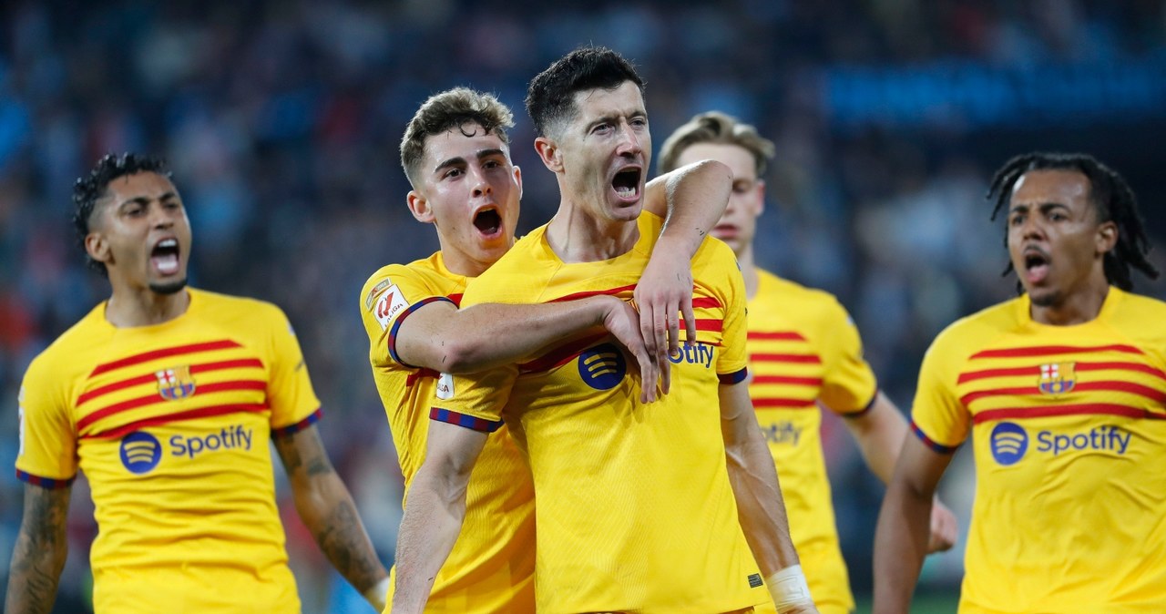 Dwa gole Lewandowskiego w meczu Barcelony z Celtą