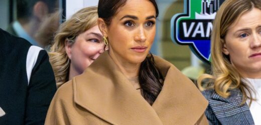 Meghan Markle chciała wyglądać dostojnie, a zaliczyła wpadkę? Co za miny!