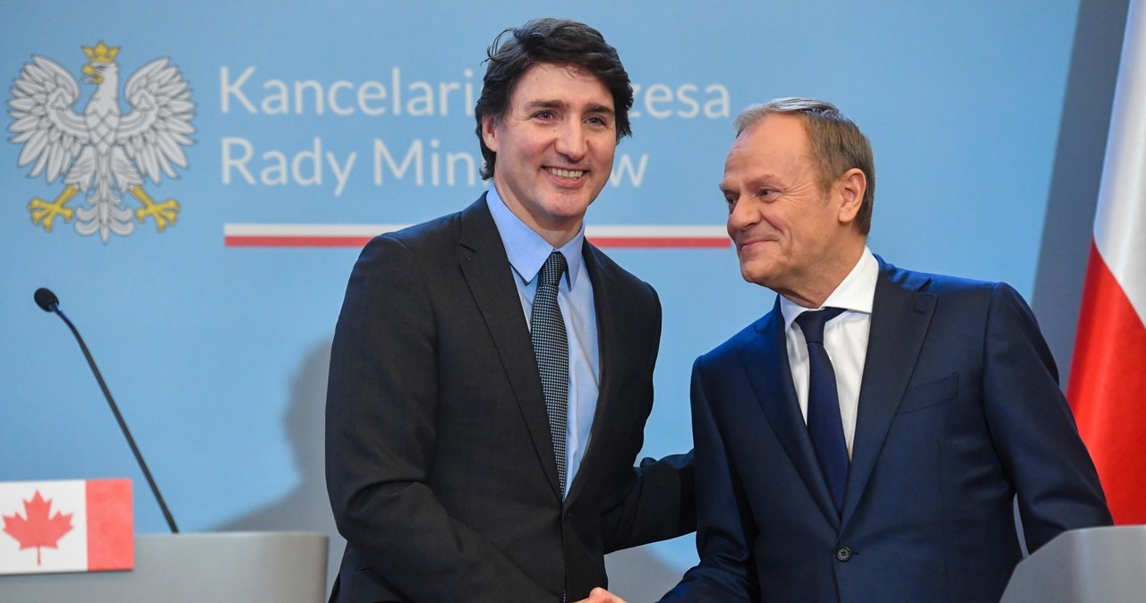 Tusk spotkał się z Trudeau. „Ukraina potrzebuje naszej pomocy”