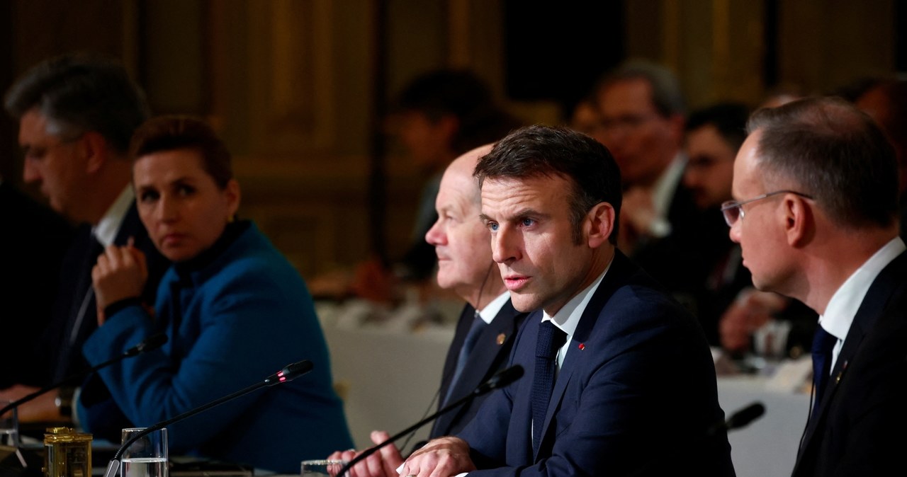 Europejscy przywódcy w Paryżu. Macron o „twardych decyzjach”