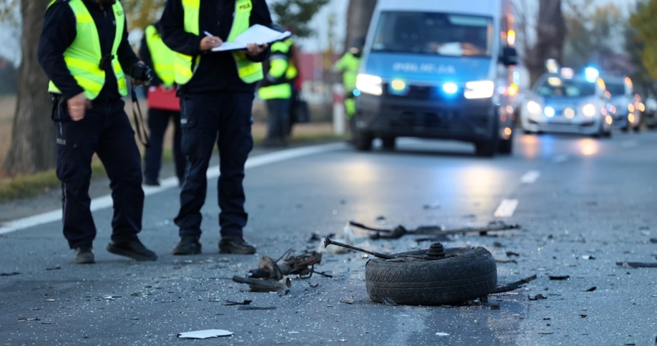 Wypadek na S5 z udziałem minikoparki. Droga zablokowana