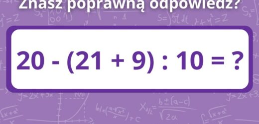 Zagadka matematyczna, z którą 80% internautów ma problem. Podołasz wyzwaniu?