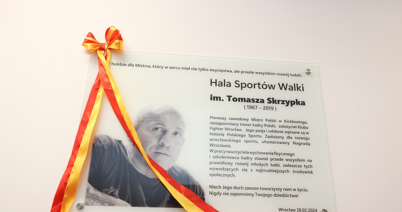 Wrocławska hala WKS ma swojego patrona. To znany kick-boxer